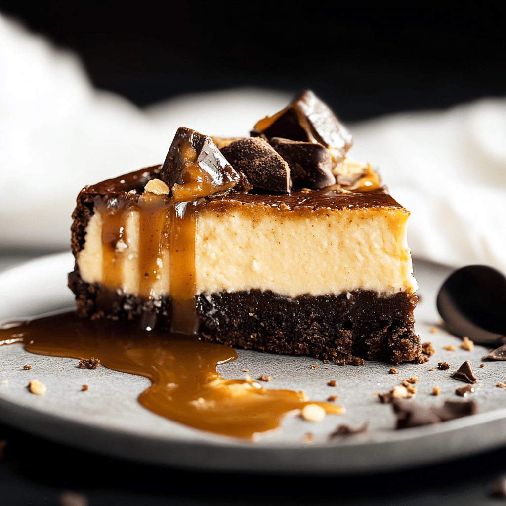 Caramel Brownie Cheesecake