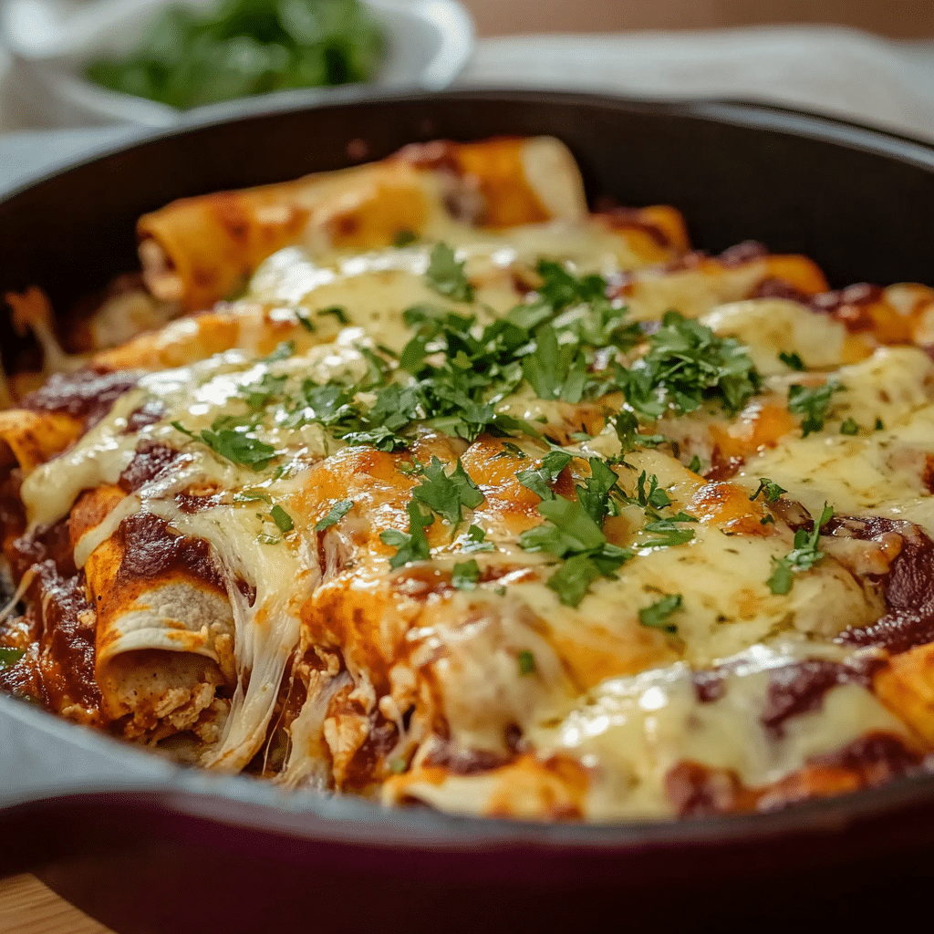 Cheesy Chicken Enchiladas