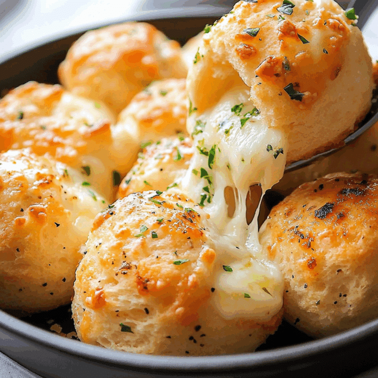Garlic Mozzarella Biscuit Bombs