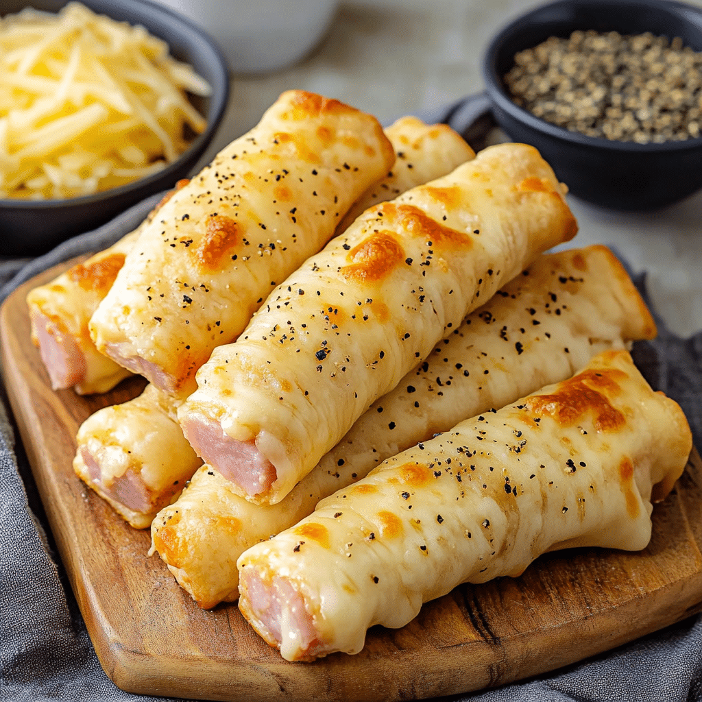 Ham and Cheese Sticks