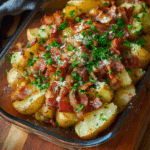 Loaded Bacon & Roasted Garlic Potatoes