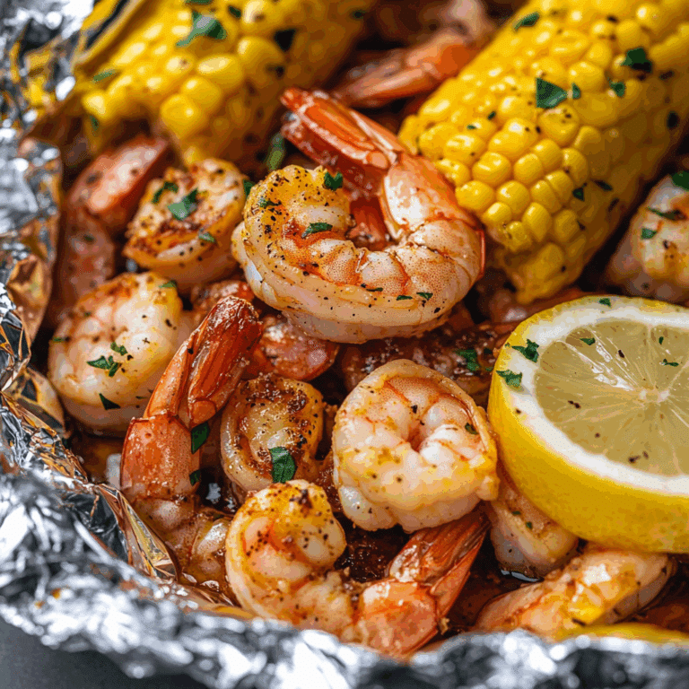 Shrimp Boil Foil Packs