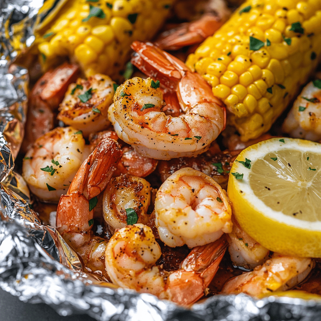 Shrimp Boil Foil Packs