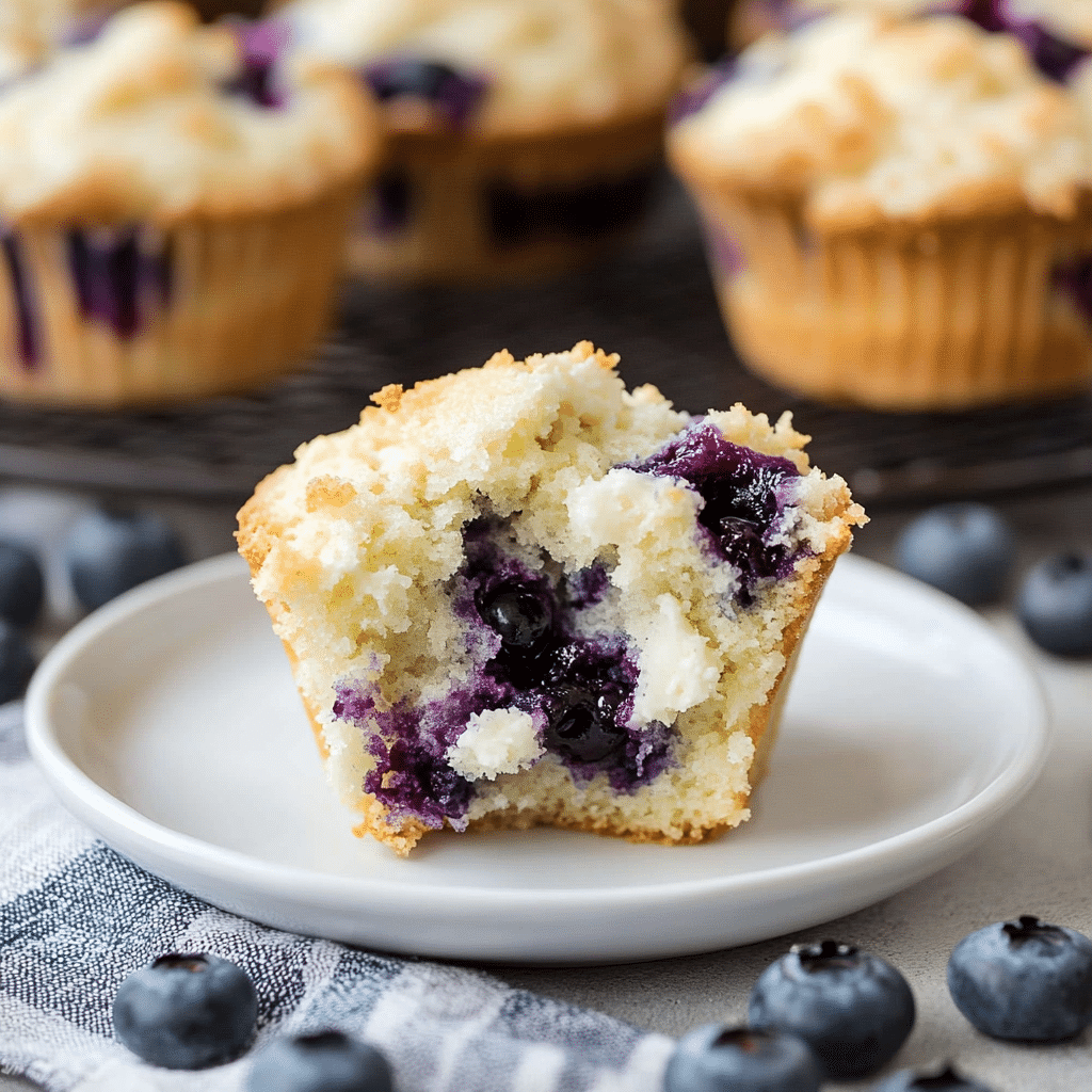 Blueberry Cream Cheese Muffins