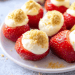 Cheesecake Stuffed Strawberries