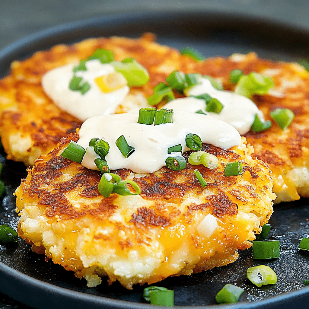 Cheesy Cauliflower Patties