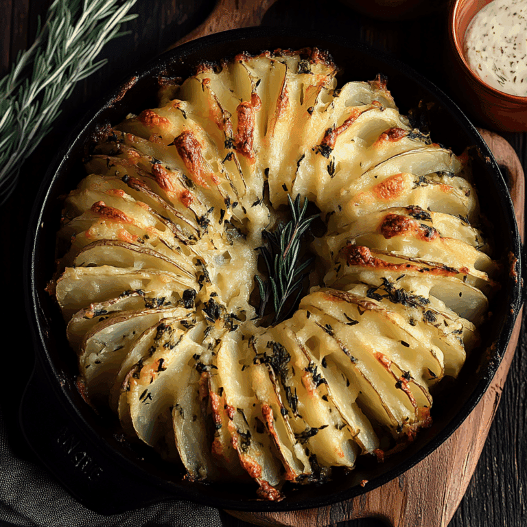Cheesy Herb-Infused Potato Bake