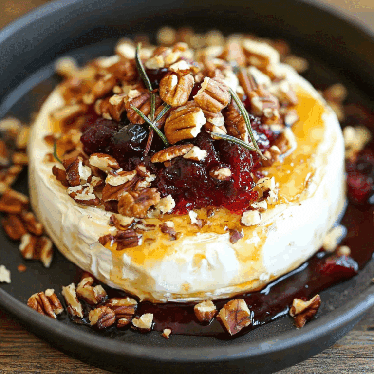 Cranberry Pecan Baked Brie