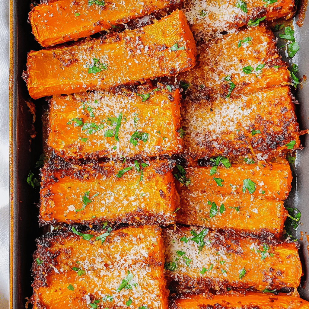Crispy Parmesan Carrots