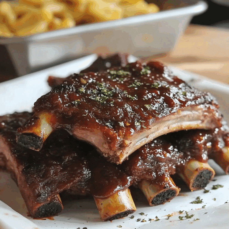 Fall Off the Bone BBQ Beef Ribs