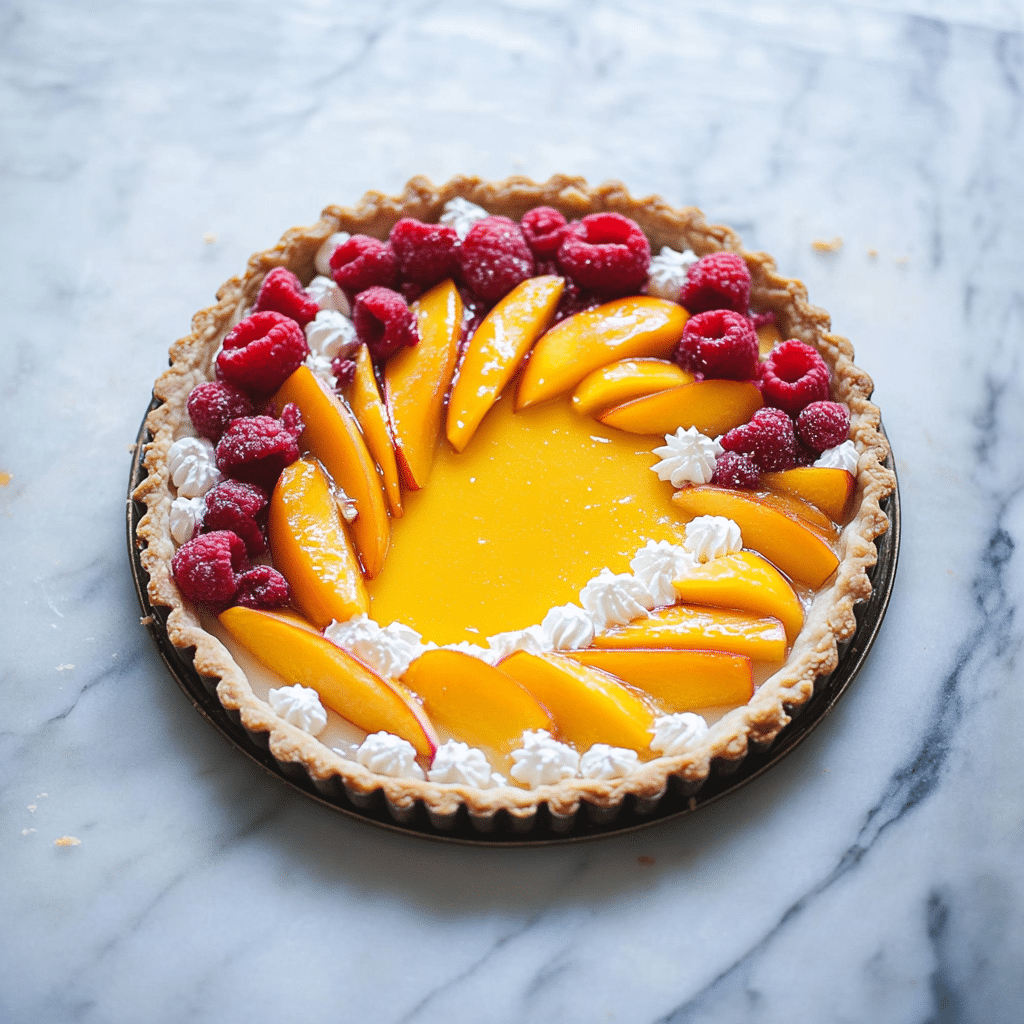 Mango Curd Tart