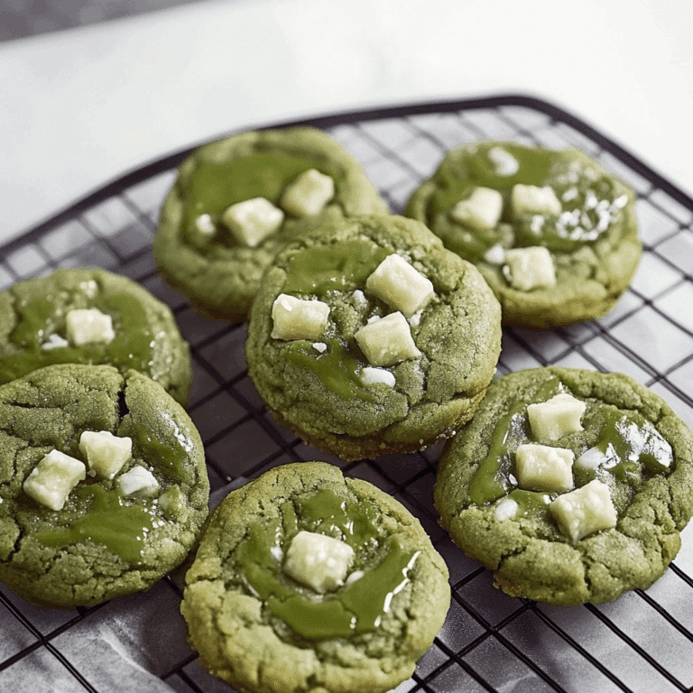 Matcha Mochi Cookies