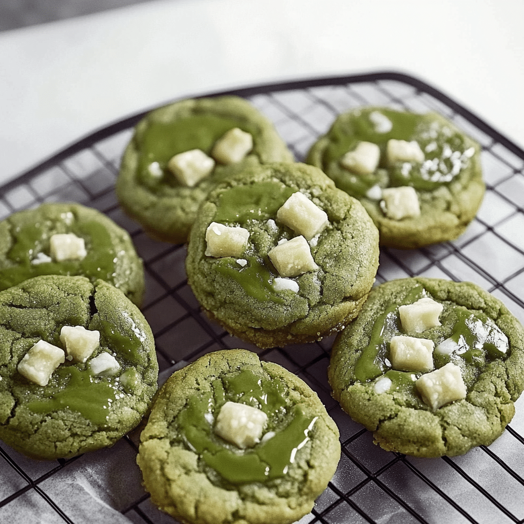 Matcha Mochi Cookies