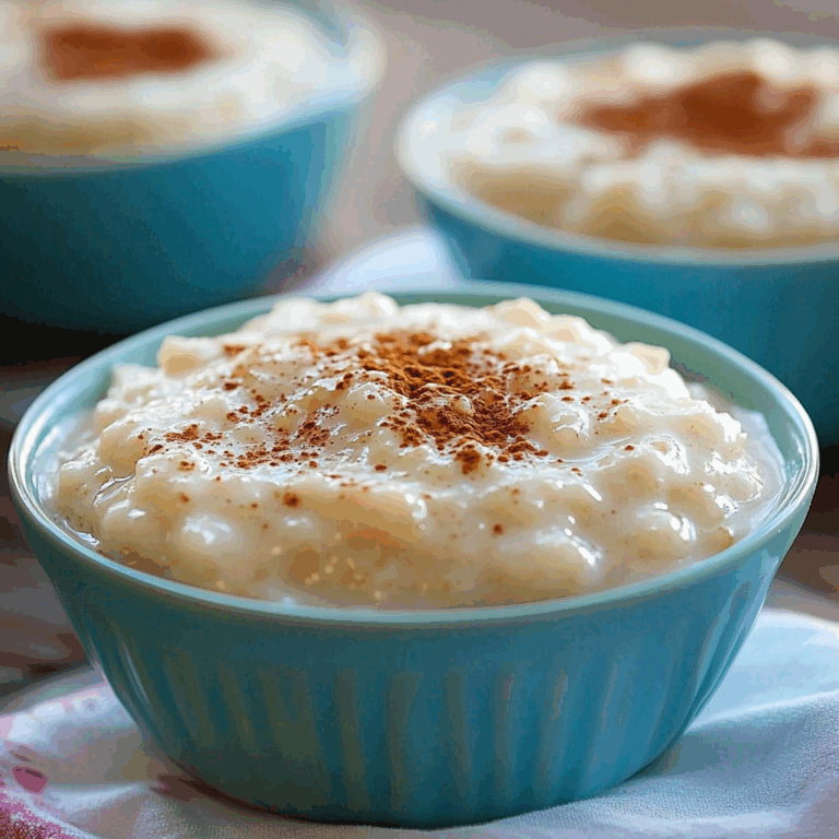 Old-Fashioned Rice Custard