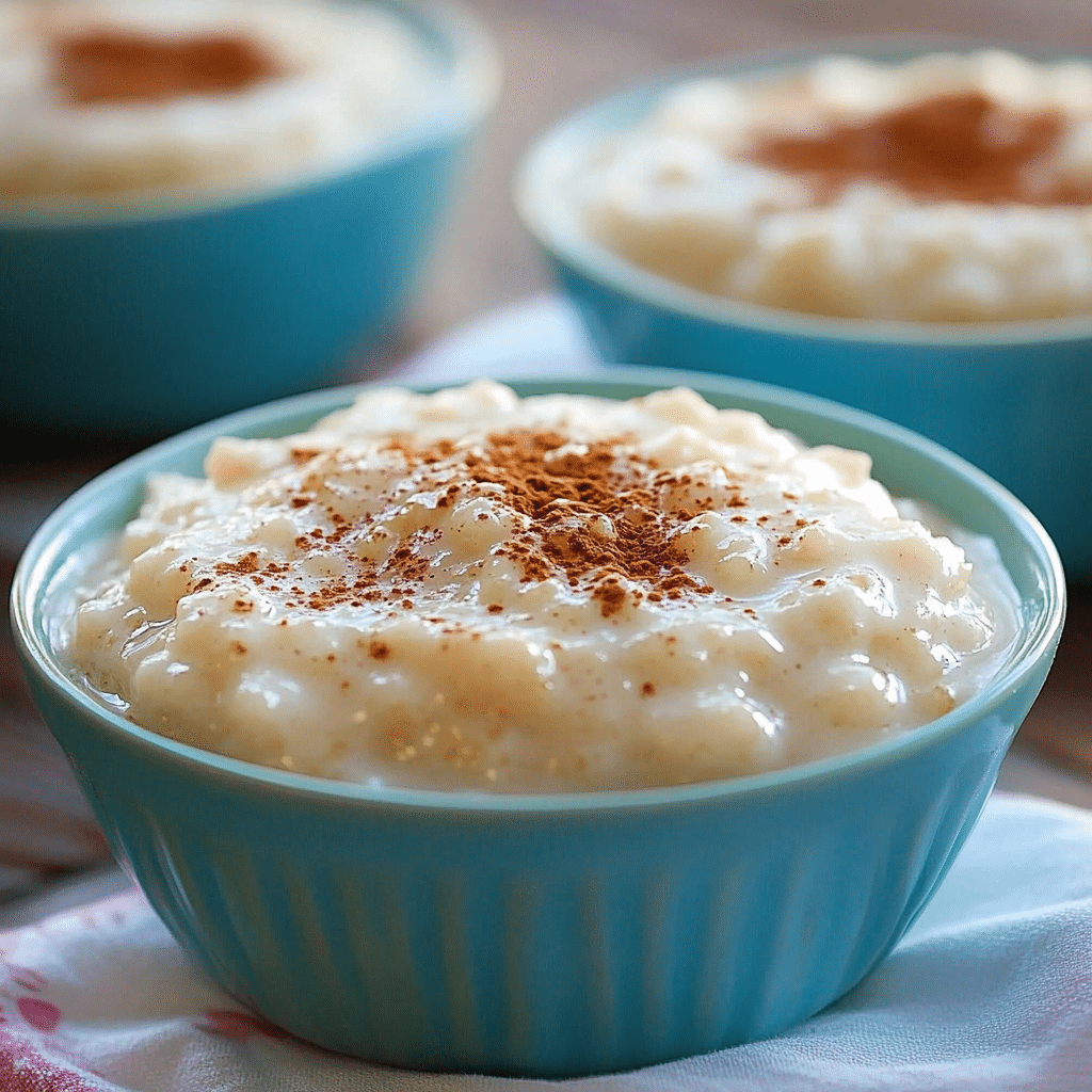 Old-Fashioned Rice Custard