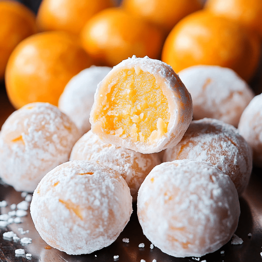 Orange Creamsicle Truffles