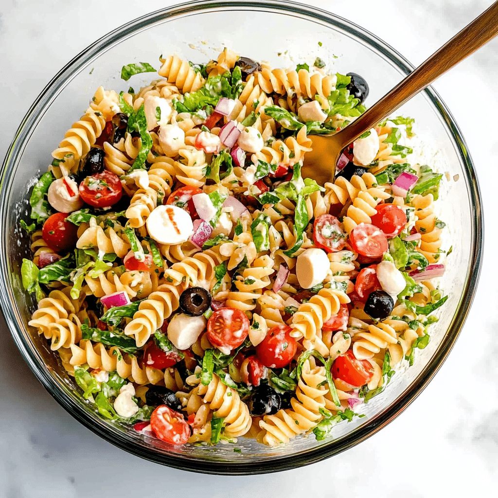 Pasta Salad with Italian Dressing