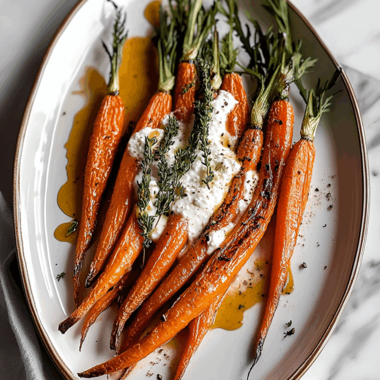 Roasted Carrots with Ricotta