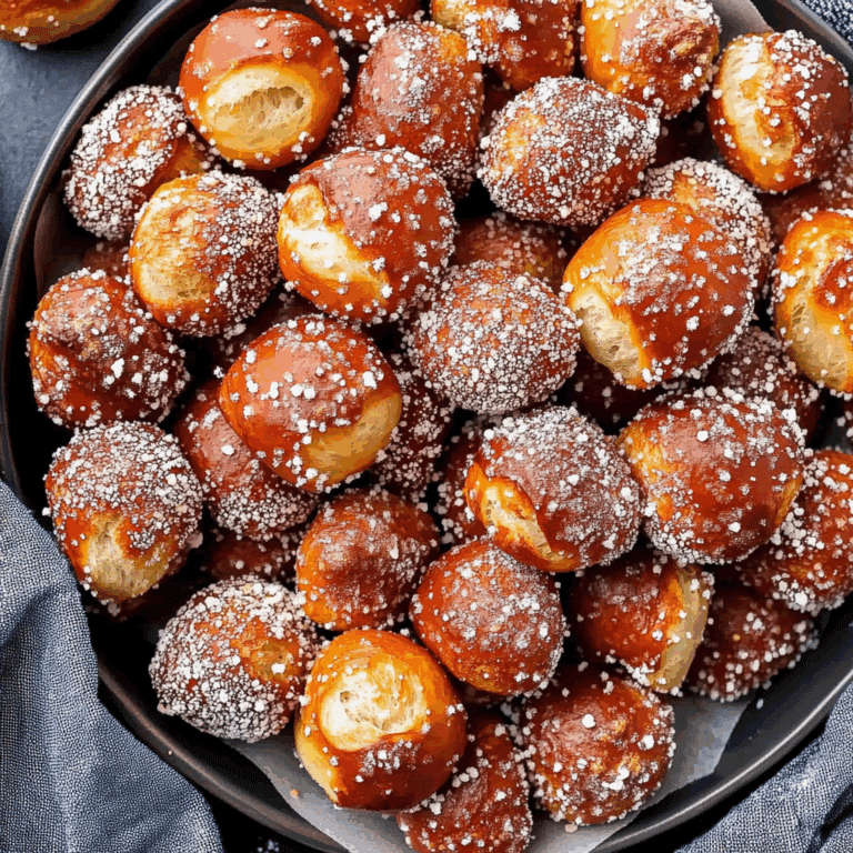 Soft Pretzel Bites in Minutes