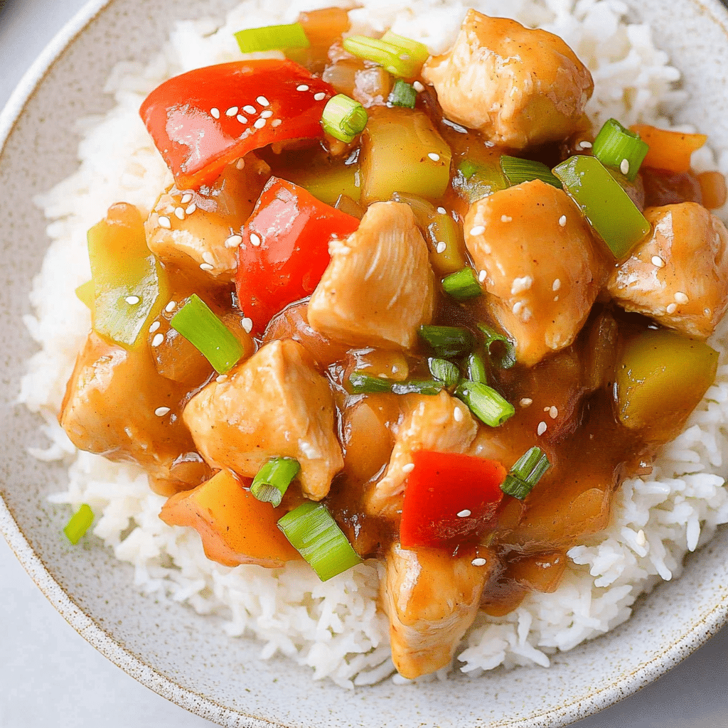 Sweet Hawaiian Crockpot Chicken