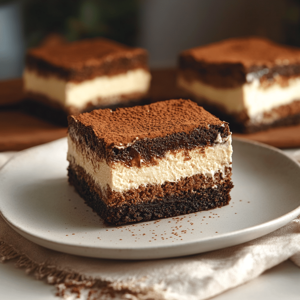 Tiramisu Brownies