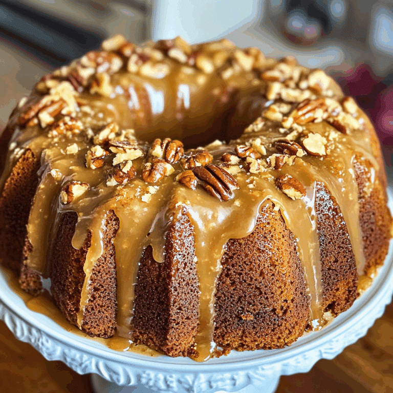 Toffee Pecan Caramel Pound Cake