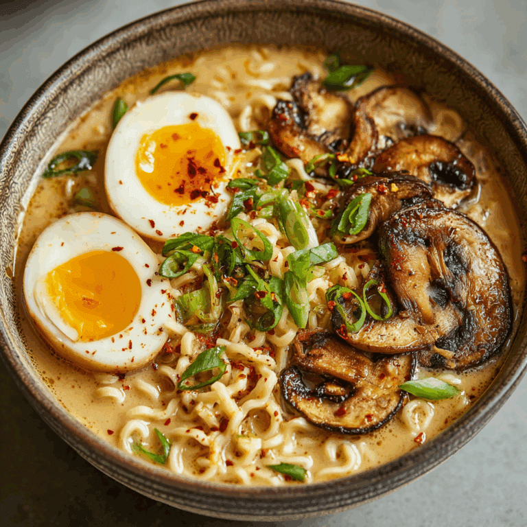 Miso Butter Ramen Noodles