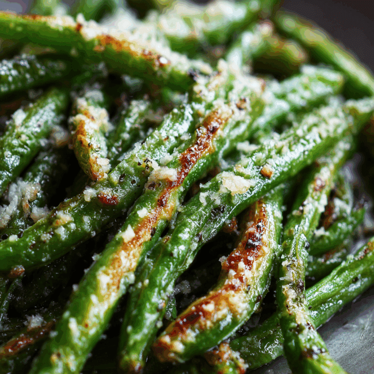 Parmesan Roasted Green Beans