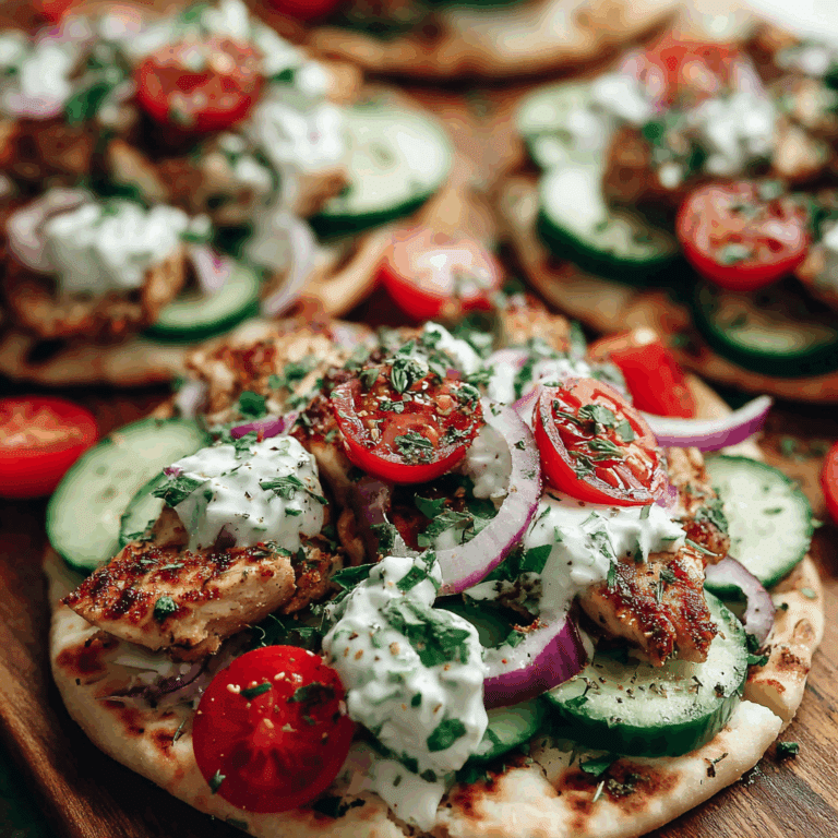 Sheet Pan Chicken Pitas with Tzatziki