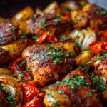 Sheet Pan Harissa Chicken