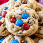 4th of July Chocolate Chip Cookies