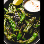 Blistered Shishito Peppers with Tangy Dip