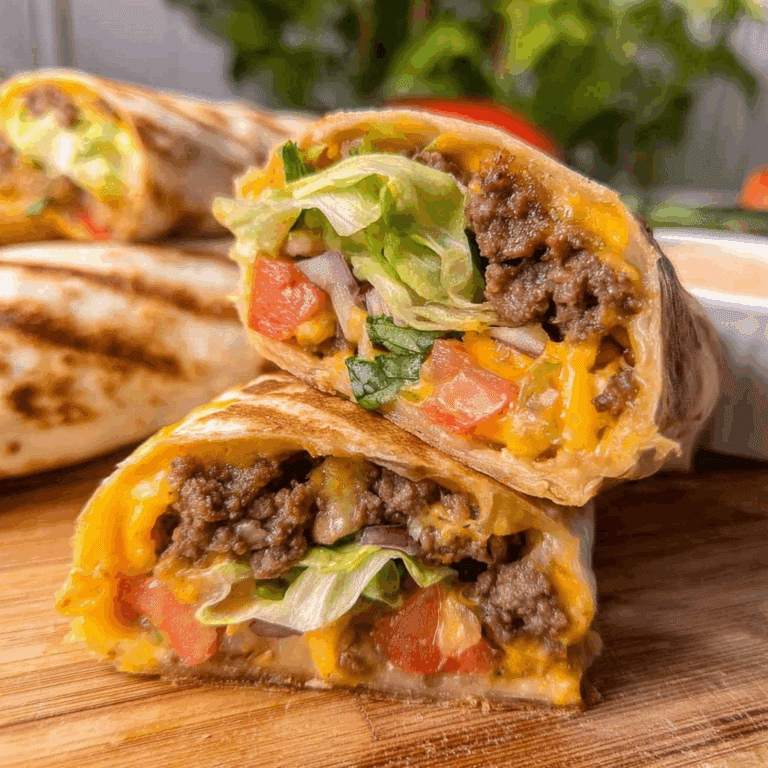 Cheeseburger Wraps