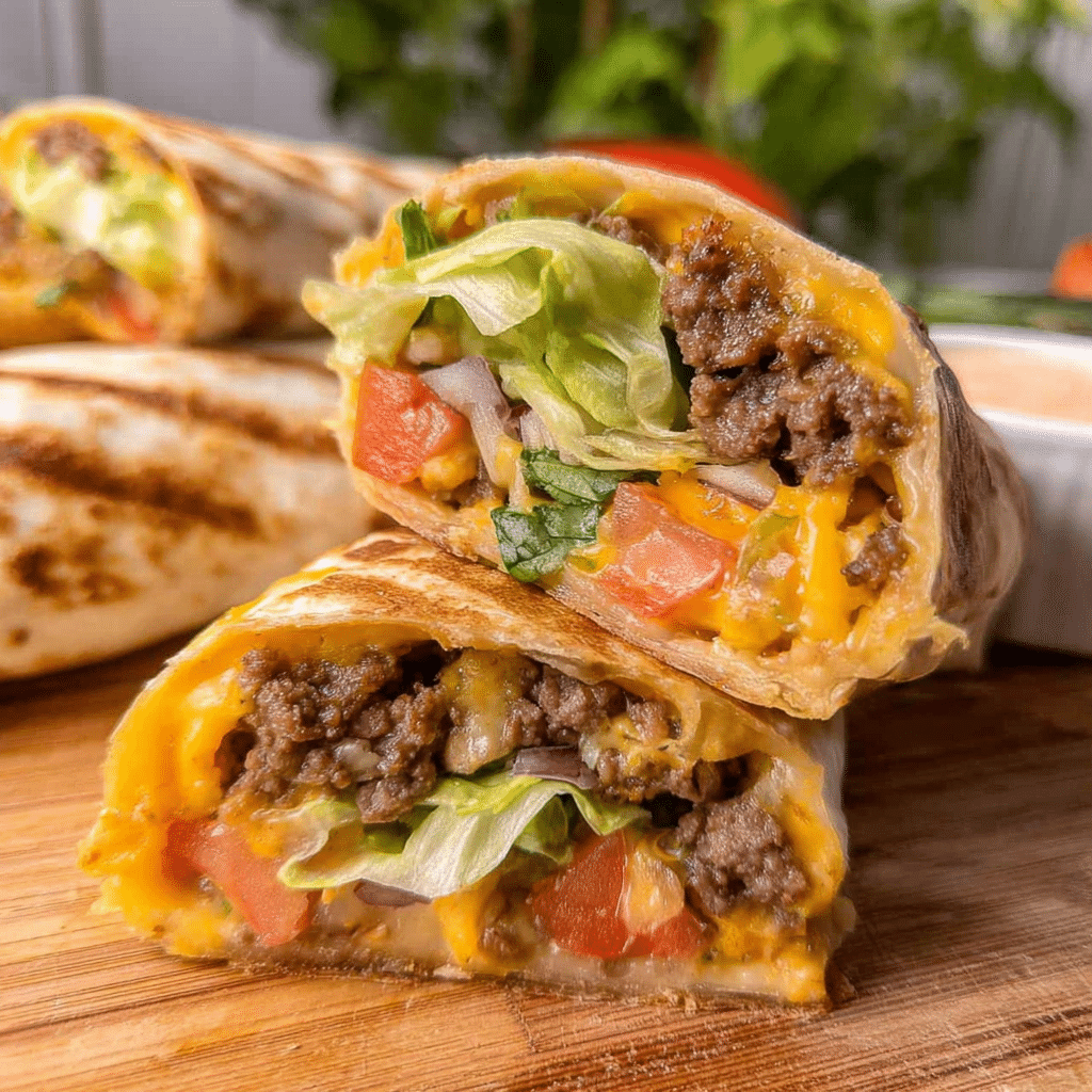 Cheeseburger Wraps
