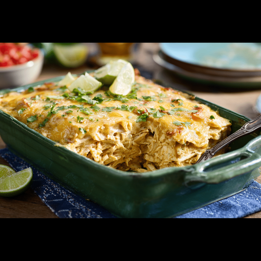 Chicken Enchilada Casserole Bake