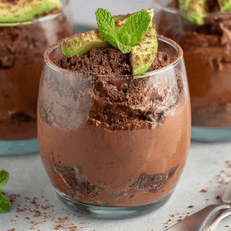 Chocolate Avocado Mousse