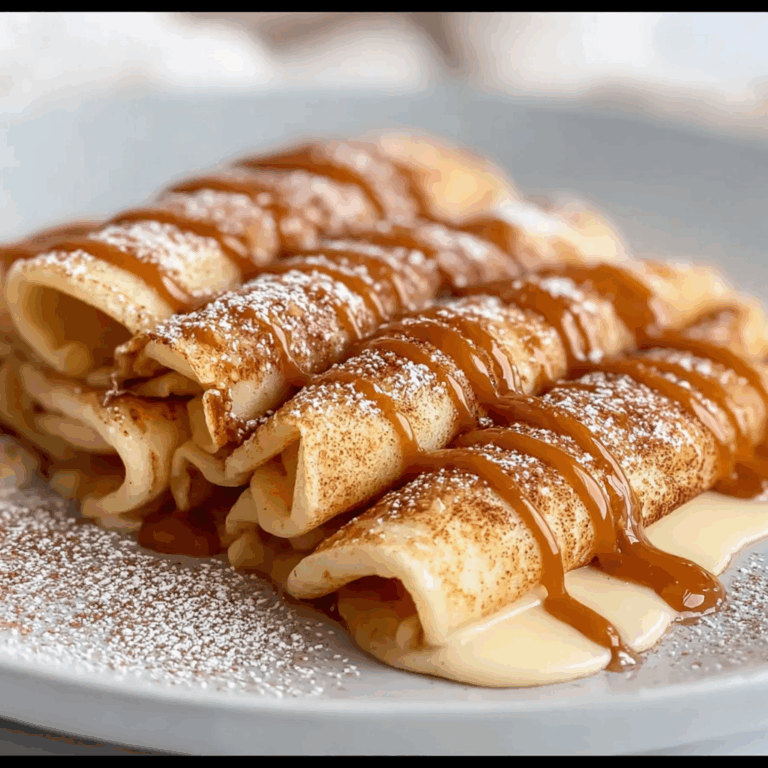 Cinnamon Roll Protein Crepes