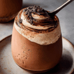 Coffee Mousse with Chocolate Twist
