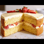 Fluffy Vanilla Sponge Cake