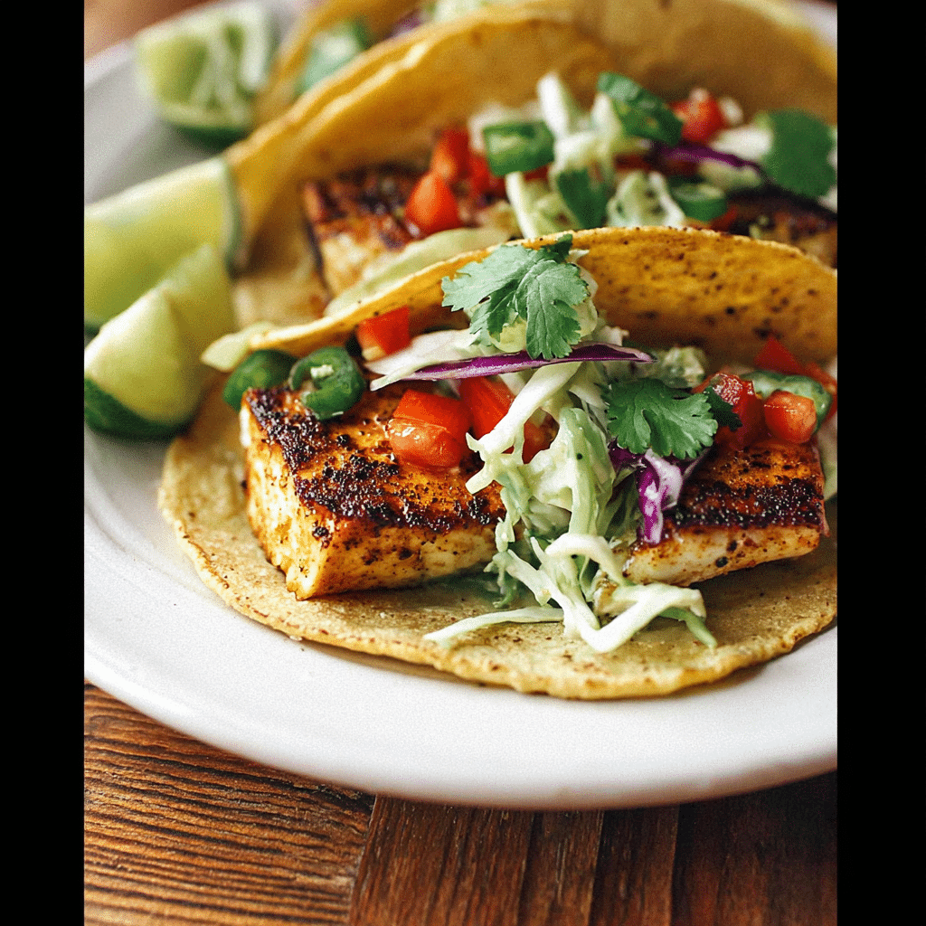 Grilled Mahi Mahi Fish Tacos