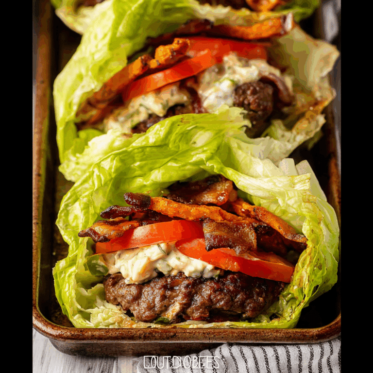 Lettuce Wrapped Burgers