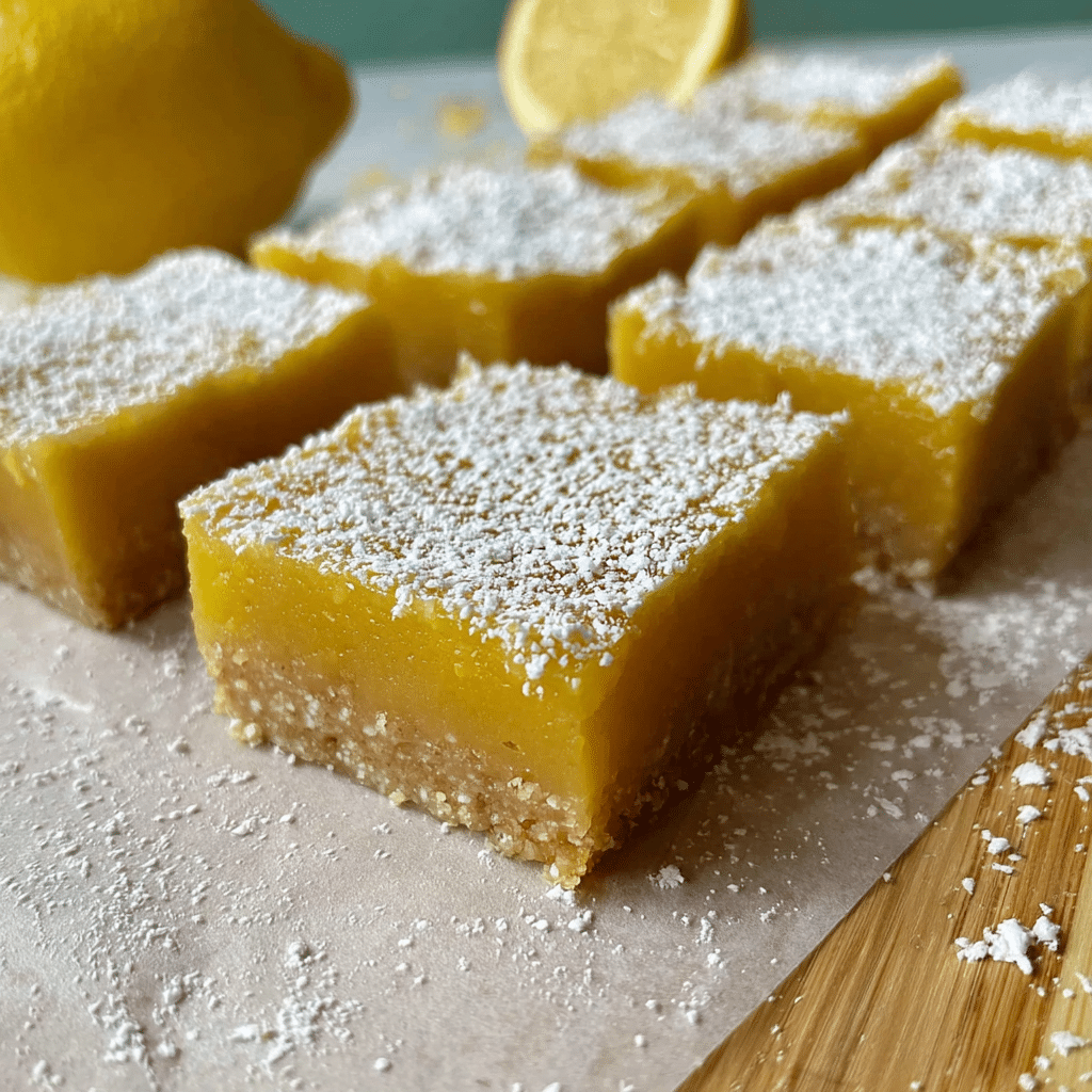 No-Bake Vegan Lemon Bars