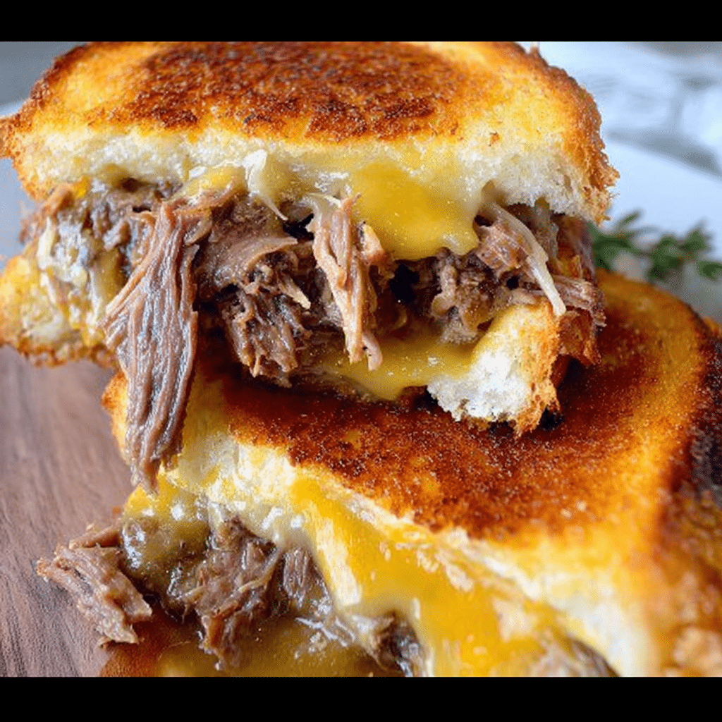Roast Beef Grilled Cheese Sandwich
