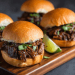 Slow Cooker Chipotle Brisket Sliders
