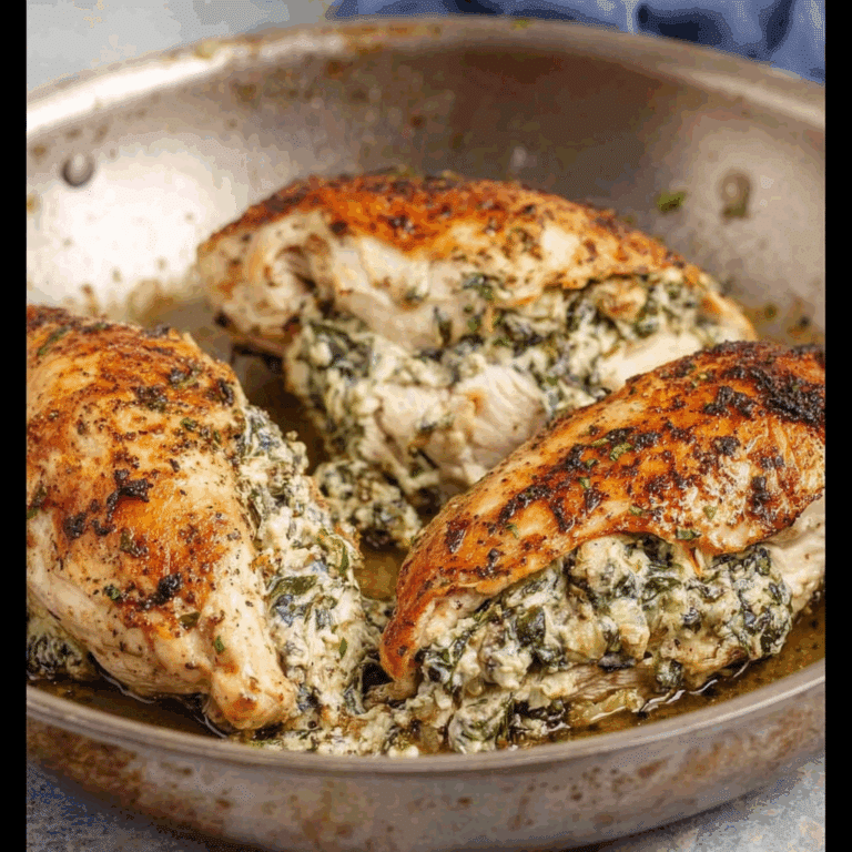 Spinach Artichoke Stuffed Chicken