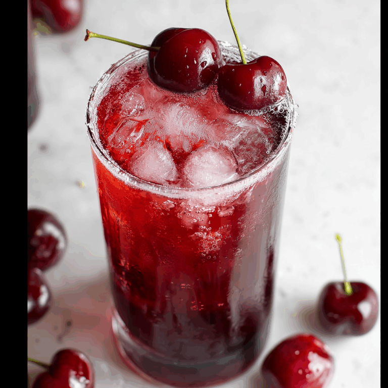 Tart Cherry Sleepytime Mocktail