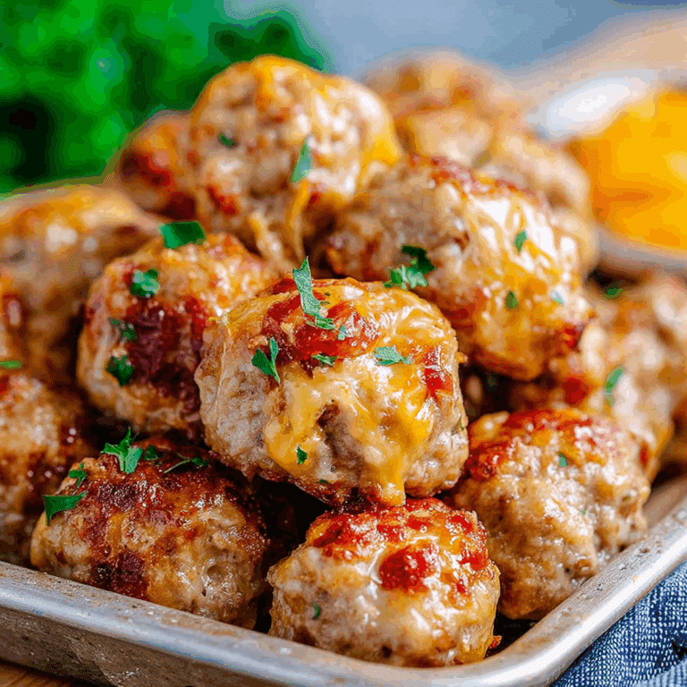 Cheesy Sausage Bites