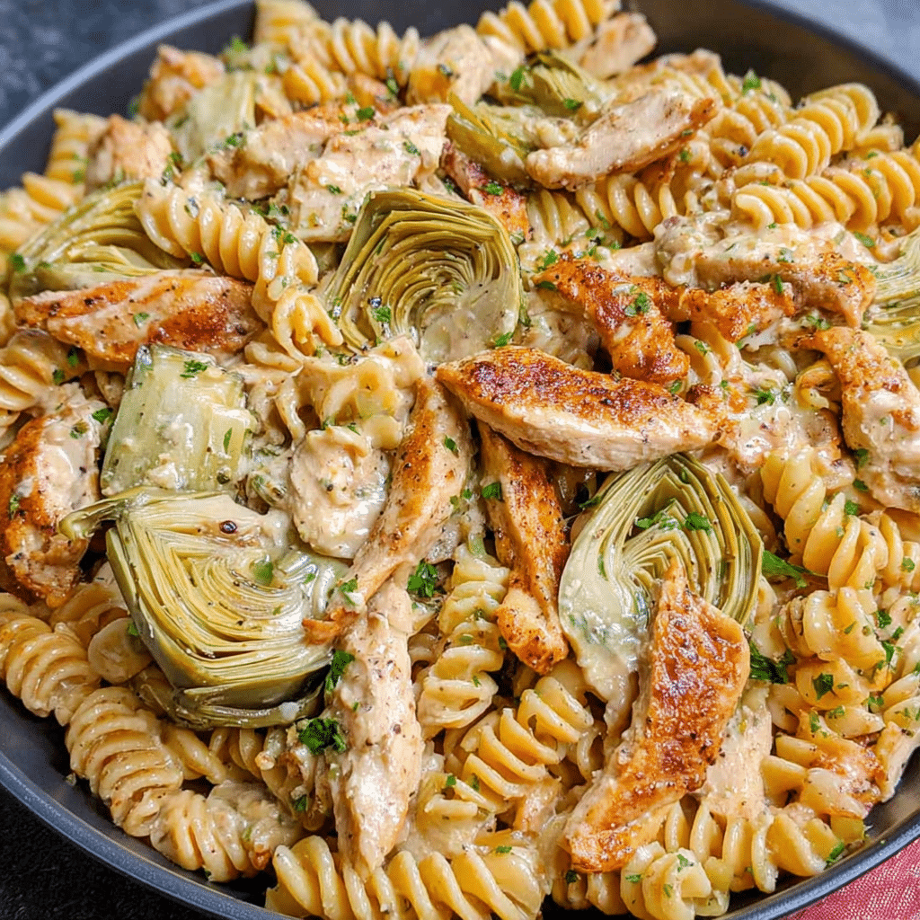 Chicken Artichoke Pasta