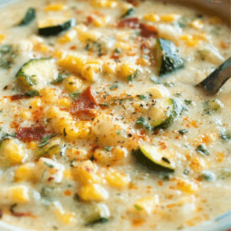 Corn and Zucchini Chowder