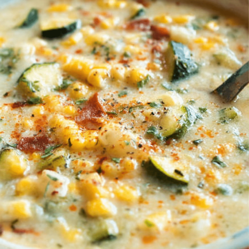 Corn and Zucchini Chowder